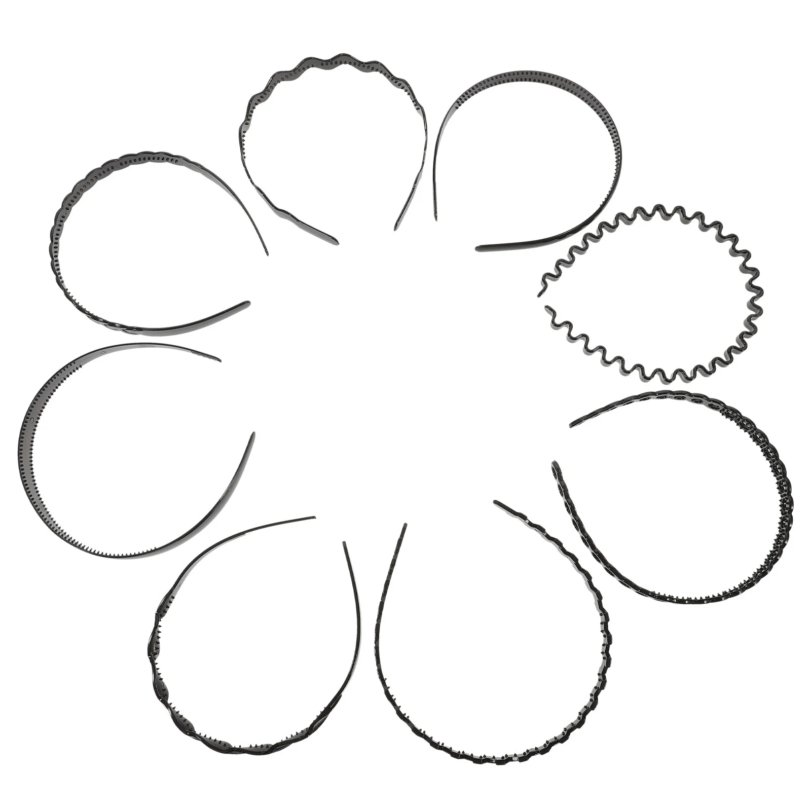 

8 шт., Женская пластиковая расческа для волос