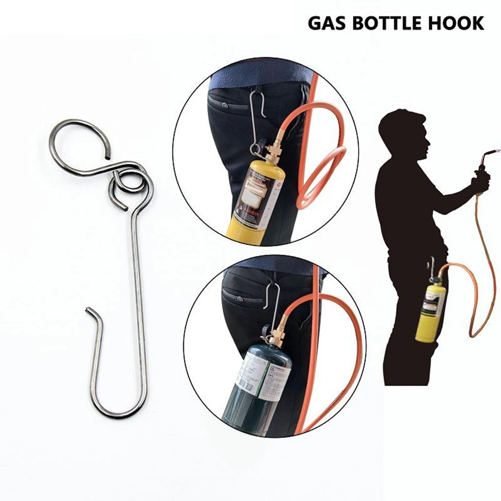 

Stainless Gas Hook Hand MAPP Bottle Clip