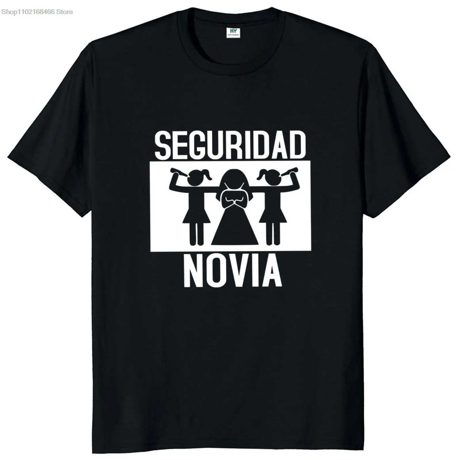 

Bride Security Tshirt Funny Bachelorette Party With T Shirt 100% Cotton EU Size Classic Women's Wedding T-shirts