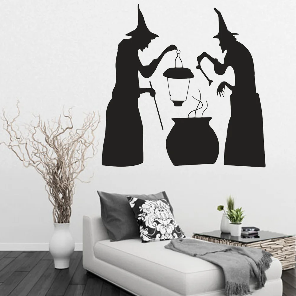 

Decorations Spooky Wall Stickers Home Decor Theme Decals Witch Decor