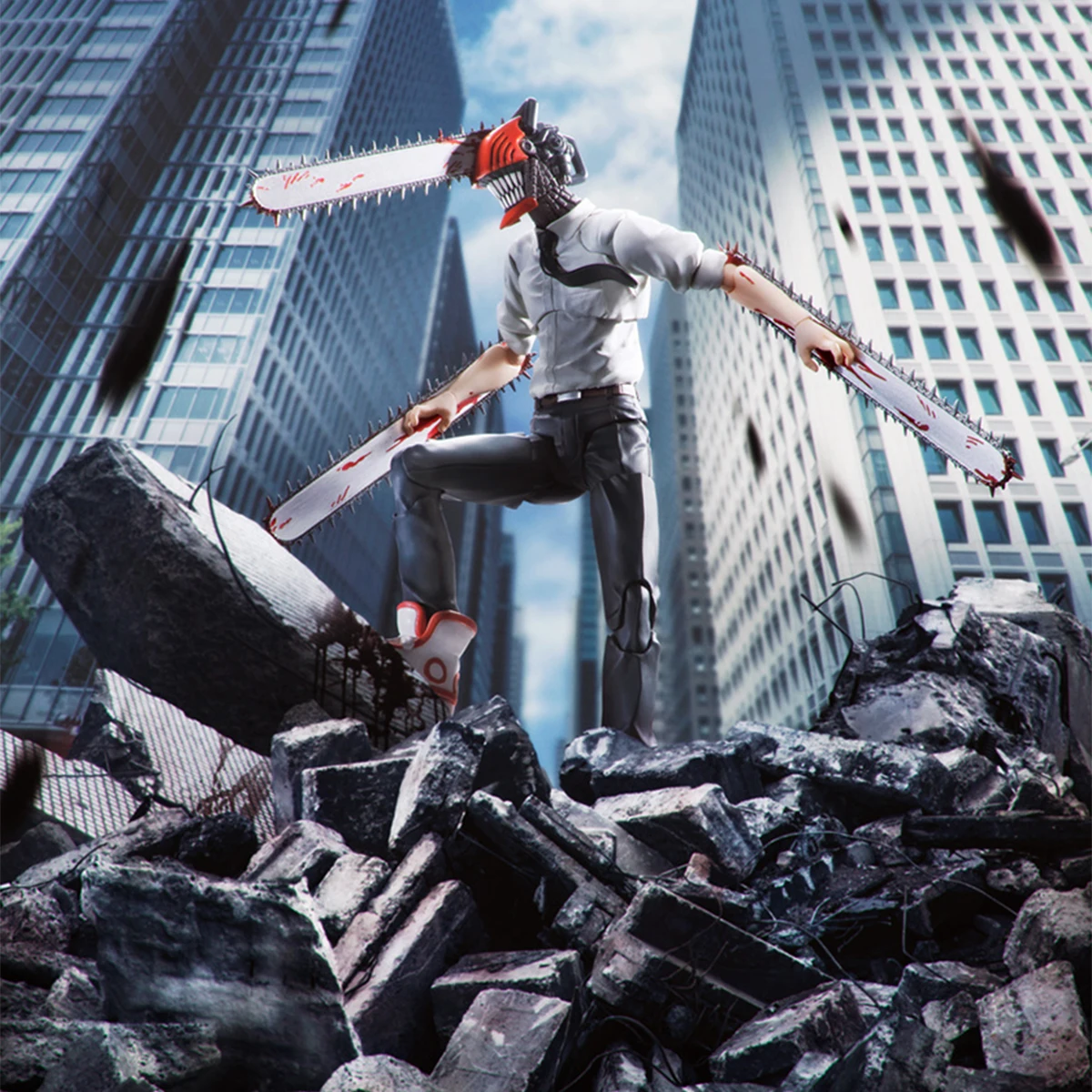 

BANDAI ORIGINAL Chainsaw Man SHF Pre-Sale Denji Action Figures Anime Figurine Toys