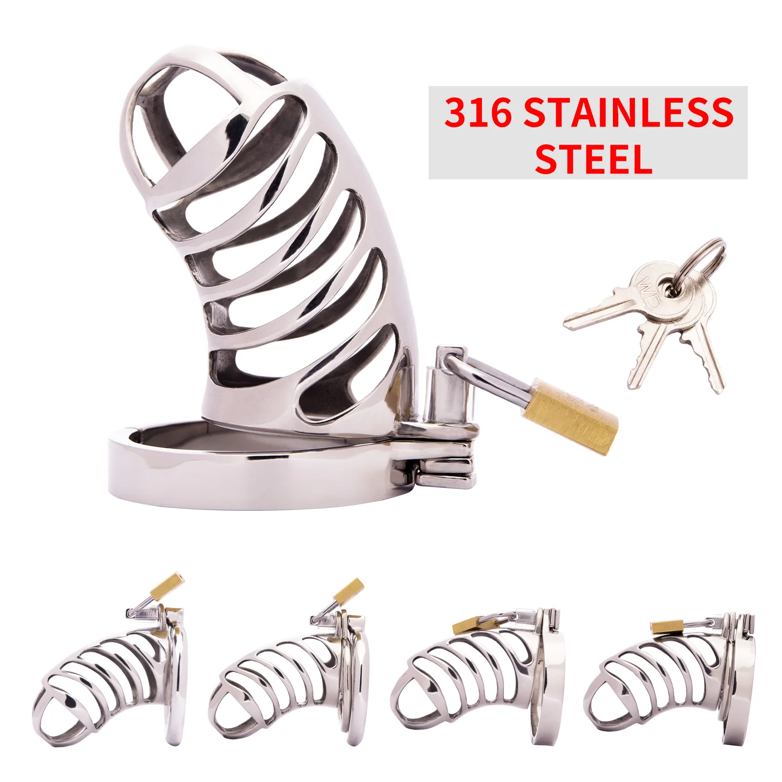 Новинка Мужская клетка для пениса из нержавеющей стали металлическое устройство