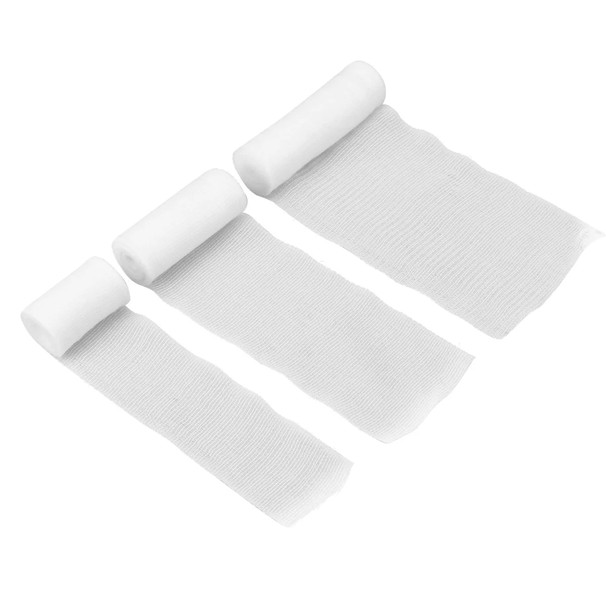 

3 Rolls Bandages Gauze Pads Elastic Gauze Rolls 4 Inch Sterile Wound Care Gauze Bandage Gauze Bandage Rolls Tape