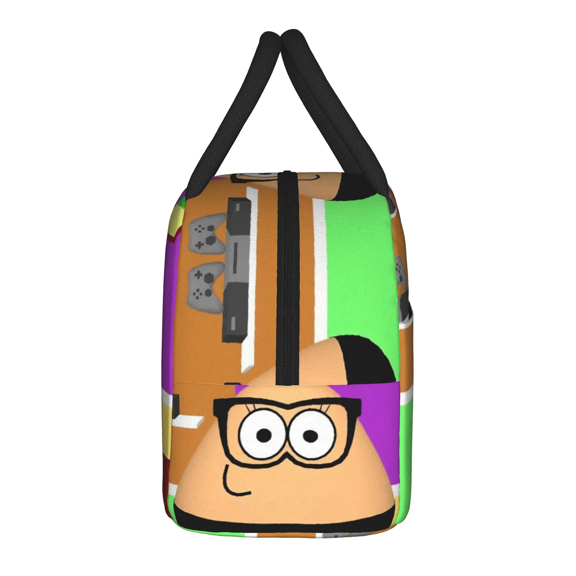 Фото Термоизолированная сумка для обеда My Pet Alien Pou для школы, портативный контейнер для еды, термосумка для мужчин и женщин. №3