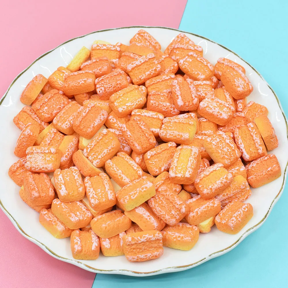 

10pcs Mini Resin Kawaii Bread Fake Food Miniature Accessories Craft Supplies Flatback Embellishments Scrapbooking Diy Dollhouse