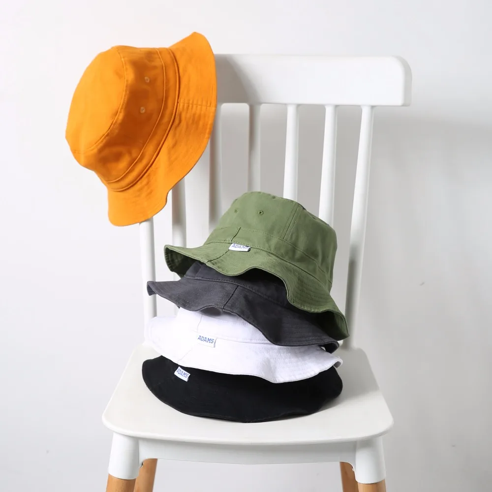 Зеленая шляпа ведра женская плоские шляпы на открытом воздухе спортивные хип-хоп кепка мужская пляжное лето мягкая рыболовная солнечная унисекс панама.