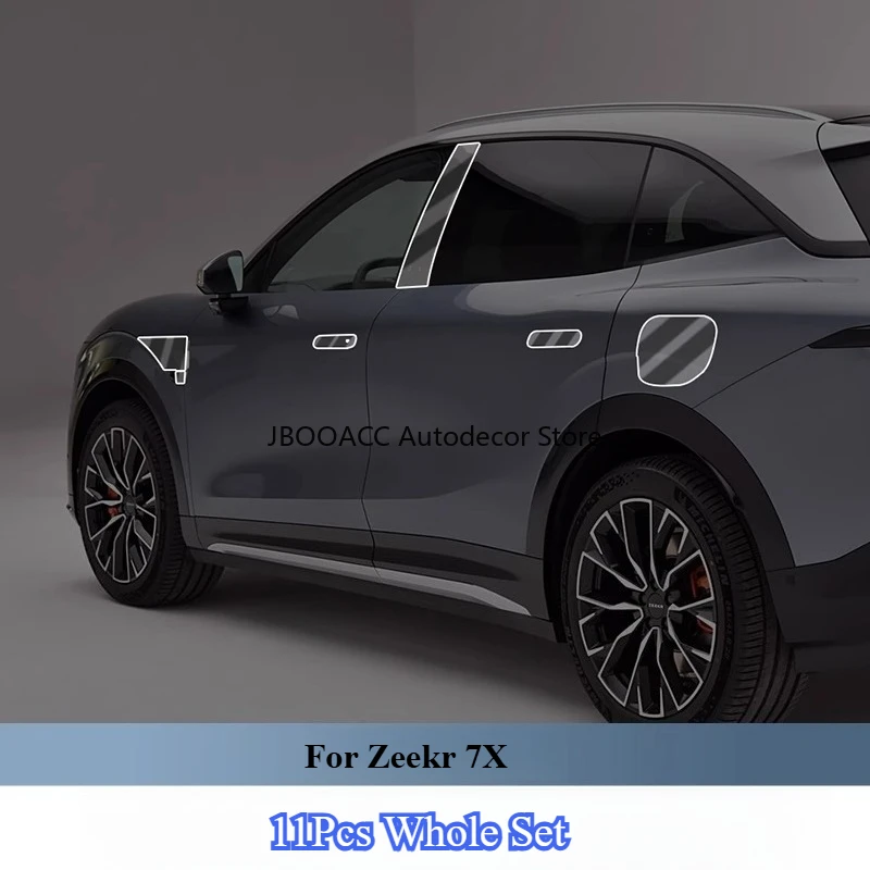 

Для Zeekr 7X автомобильная защитная пленка, крышка дверной ручки стойки B, накладка из ТПУ, молдинг, наклейки, крылья, авто внешняя рамка, защита от царапин