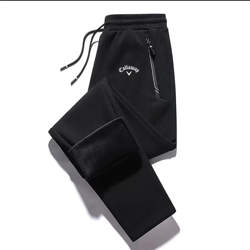 2023 New Sweatpants Men's Fall Winter Cotton Oversized Loose Knit Slacks Men's Winter Versatile Small-Foot Long Pants L-8XL