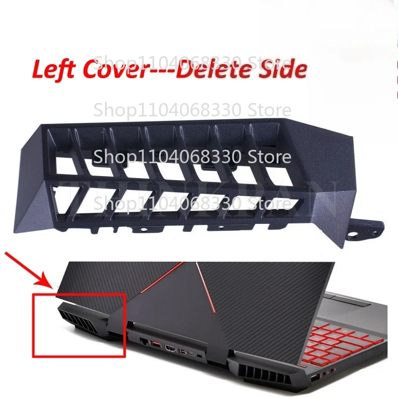 Фото Новый комплект (левый/правый) крышек вентиляторов и шарниров для HP Omen 15-DC US №5