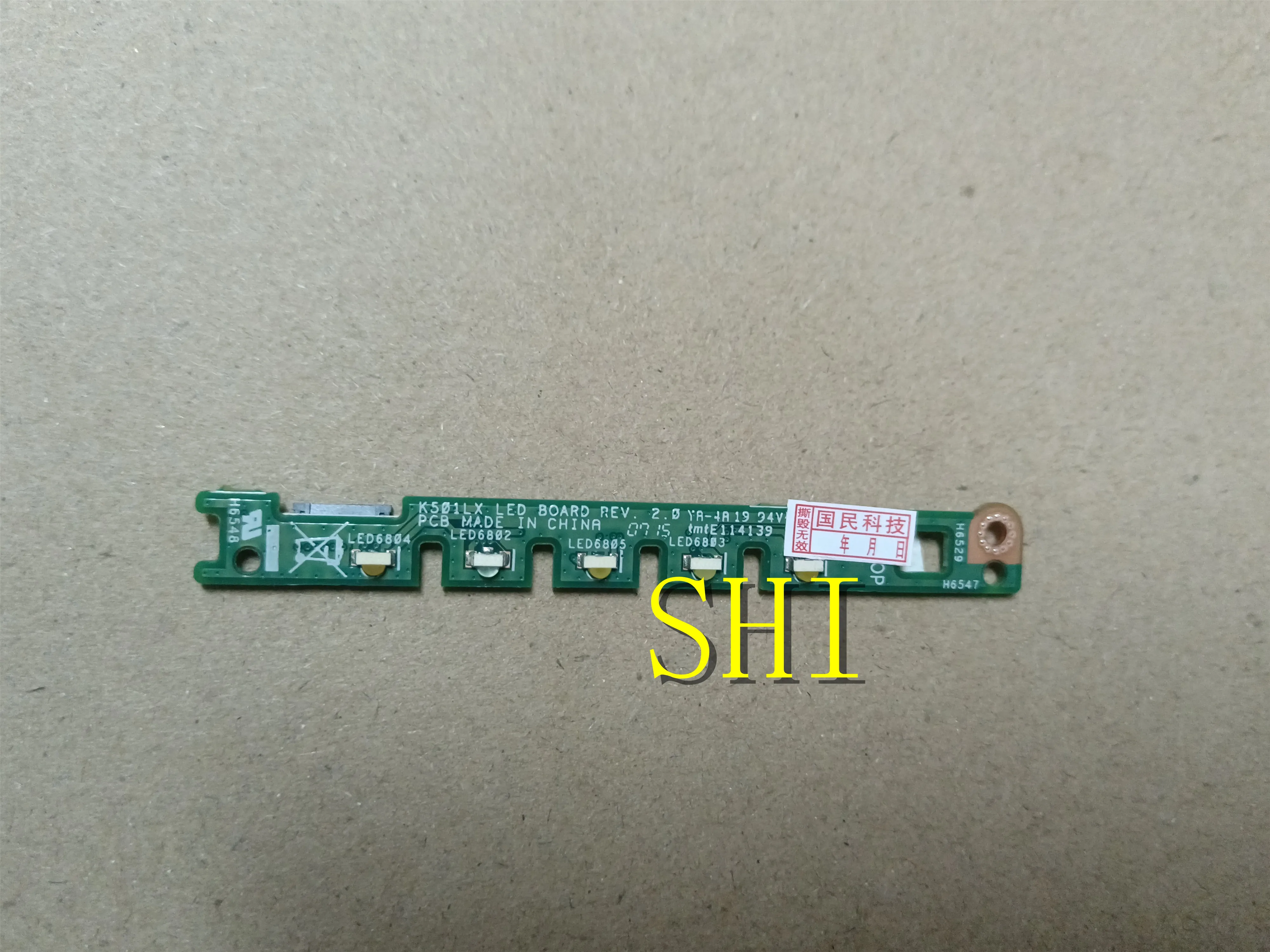 

FOR k501lx Original for ASUS K501LX LED BOARD REV 2.0 tested good free shipping