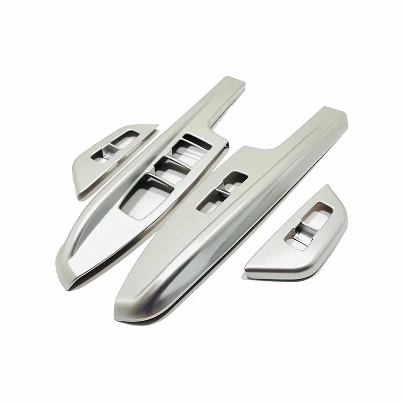 

4Pcs/set Car Door Window Lift Switch Panel Cover Trim Stickers Automobile Interior Accessories For Kia Carnival 2021 2022
