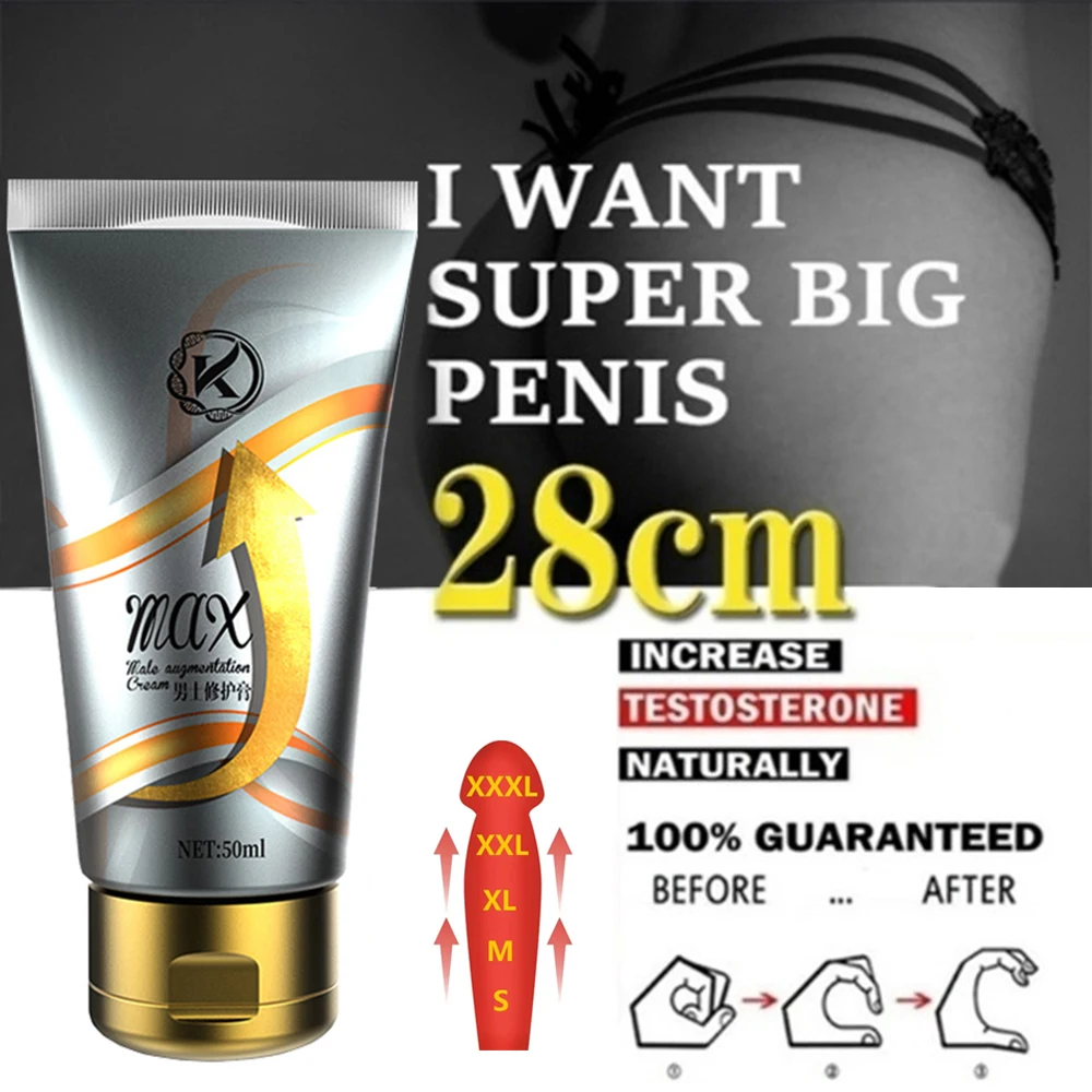 Male Penis Enlargement Gel XXL Cream Increase Size Erection Product Aphrodisiac Sex Extender Enhancer |
