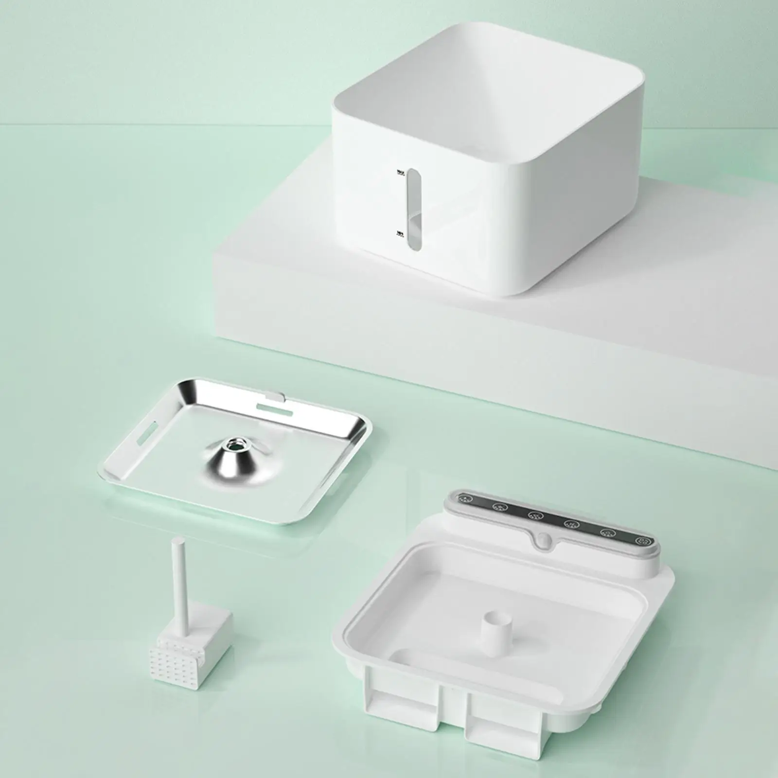 

Автоматический фонтан для кошек со светодиодный светильник кой, 3 л