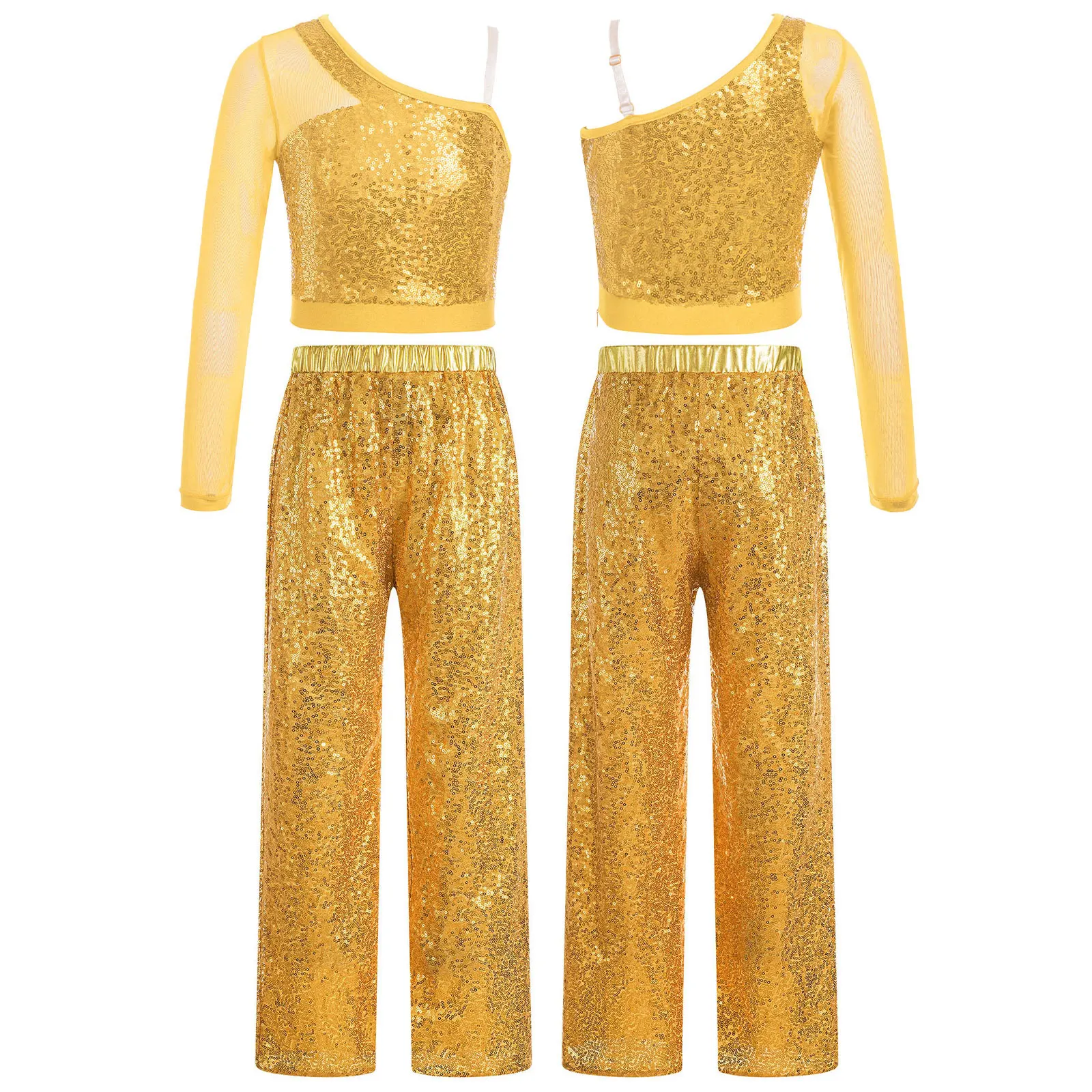 Детский танцевальный костюм для девочек в стиле хип-хоп