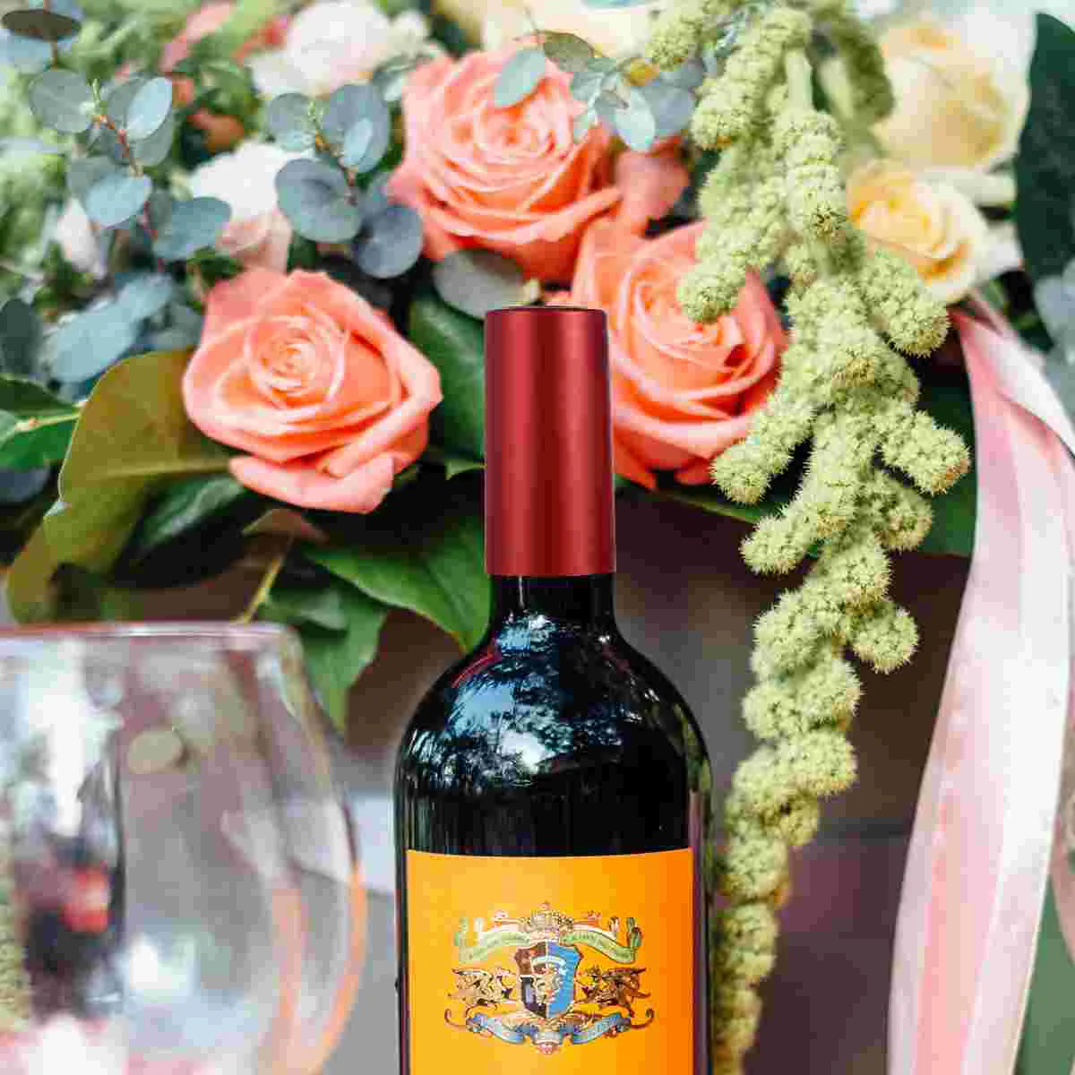 

Shrink Bottle Heat Caps Wrap Bottles Cap Film Cover Seal Corks Pvc Cork Sealer Sealing Stopper Sleeves Winetasting Red Making