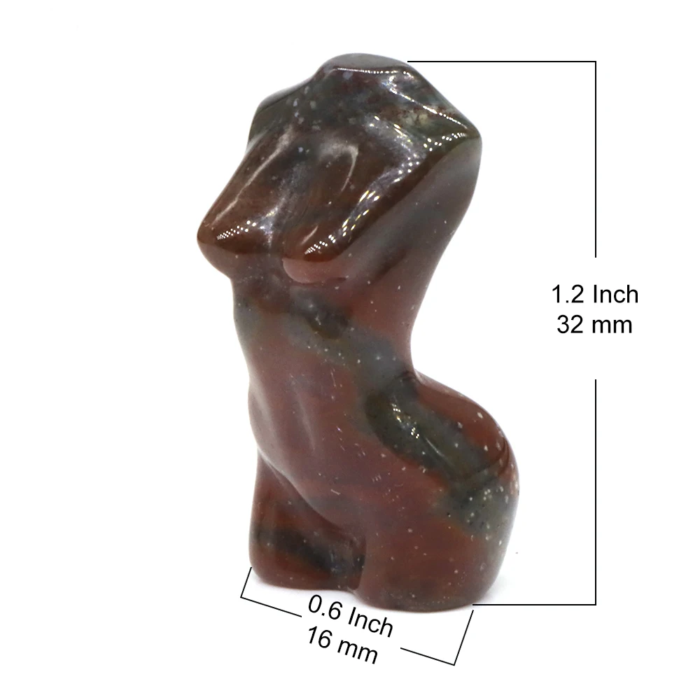 Фигурка 1 2 &quotиз натурального камня женская резная исчезающая Хрустальная для