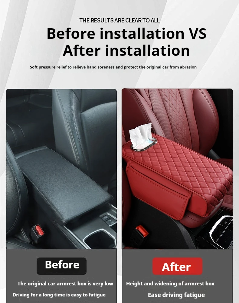 Подушка подлокотника центральной консоли чехол для из пены с эффектом памяти