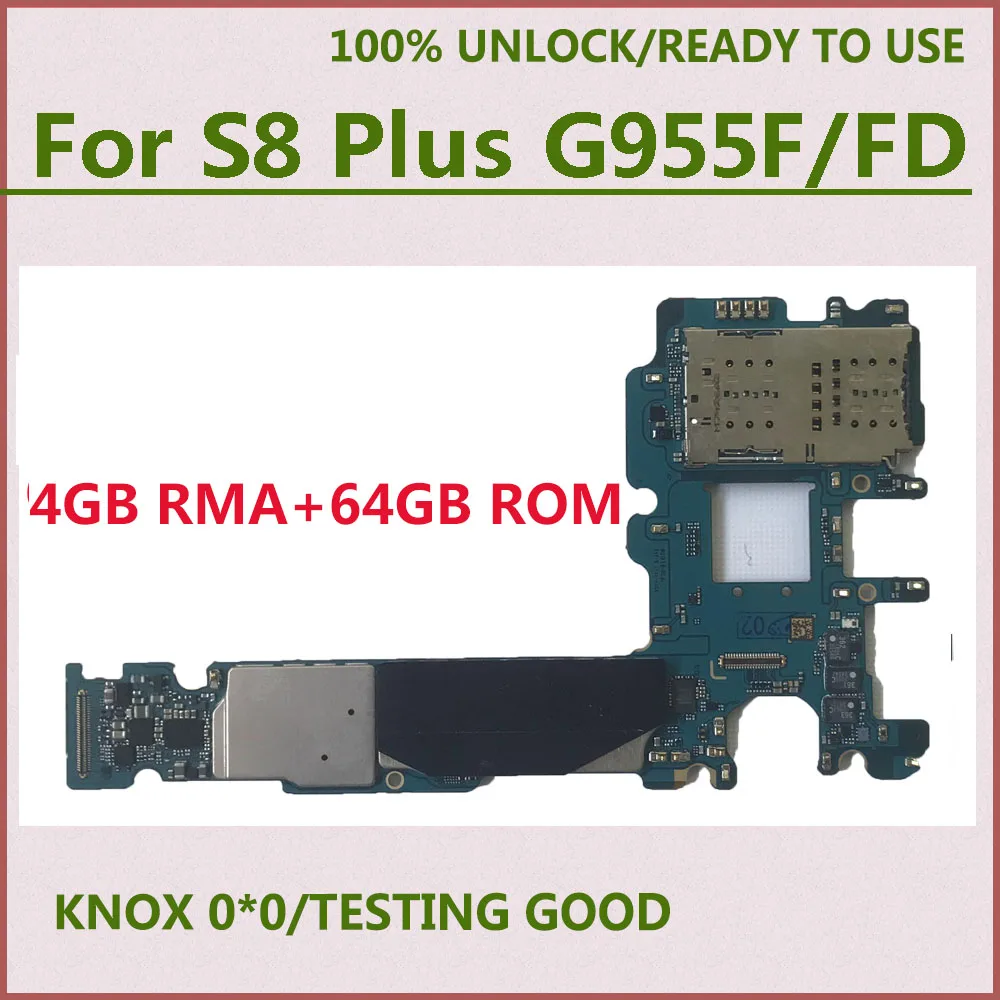 Оригинальная разблокированная материнская плата IMEI для Samsung Galaxy S8Plus G950F G950U G950FD S8