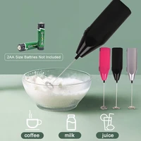 mini electric milk frother creative stainless steel kitchen whisk coffee milk whisk automatic milk powder mixer household
