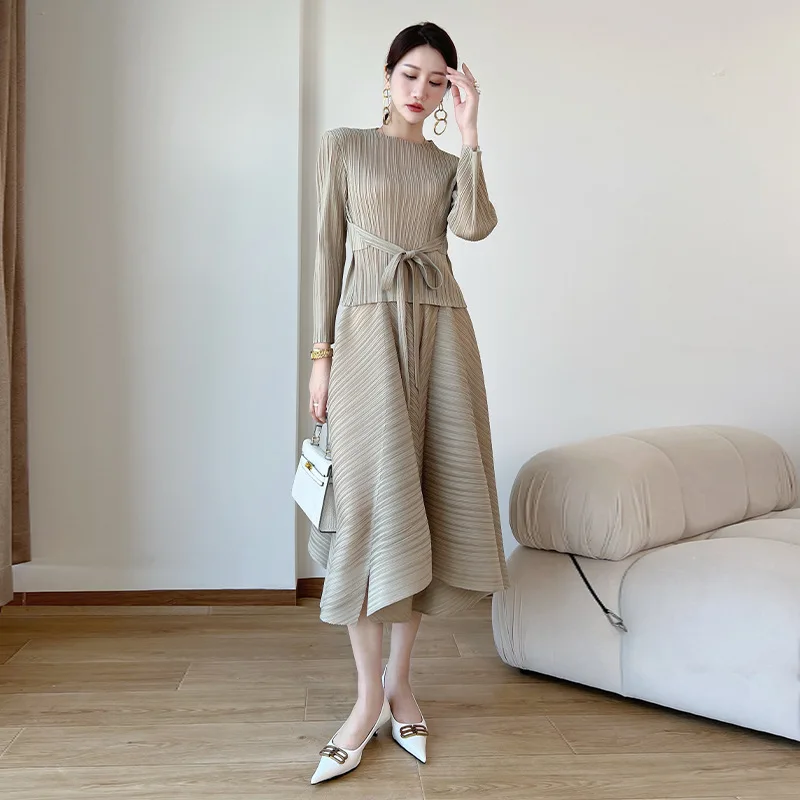 Женский повседневный комплект одежды миаке весенний свободный универсальный