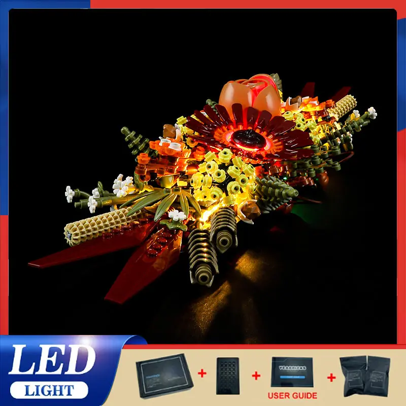 Рукоделие строительный комплект для LEGO 10314 центральный элемент из сушеных цветов