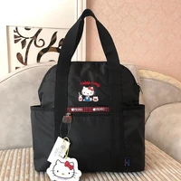 sanrio hello kitty drawstring messenger bag messenger bag nylon shoulder girls boys backpack handbag kawaii girl crossbody pack