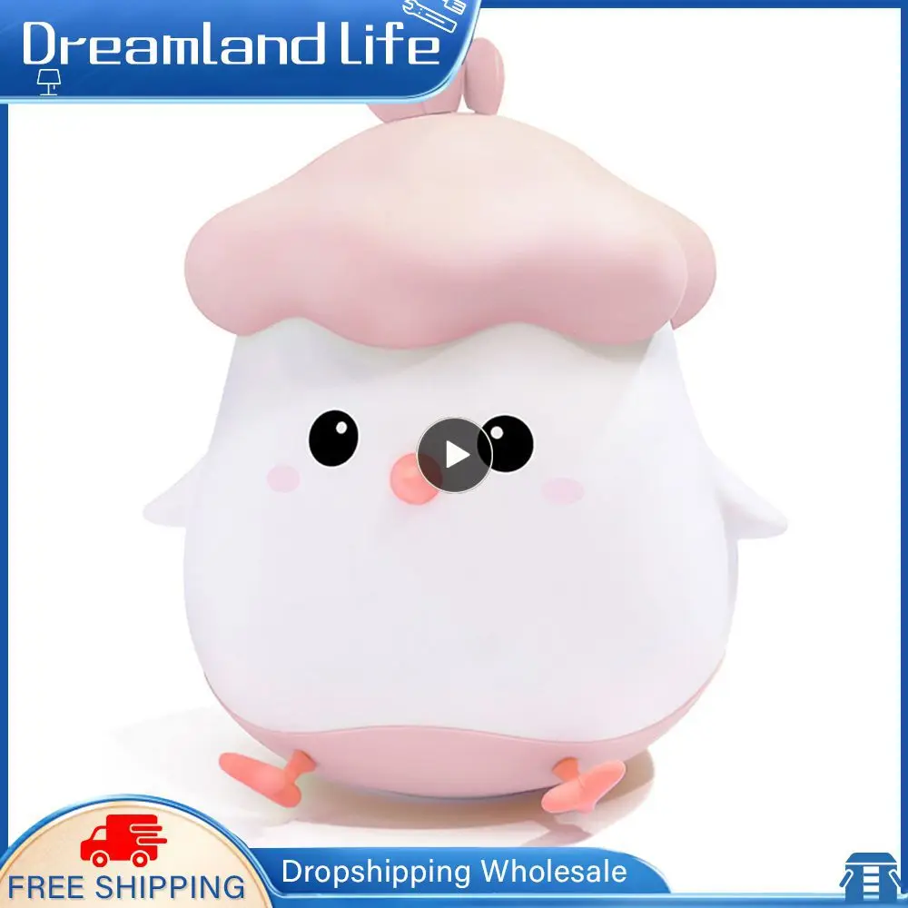 

1~8PCS Flexible Night Light Soft Lighting Ever Bright Guardian Silicone Lamp Lighting Pat Light Silica Gel