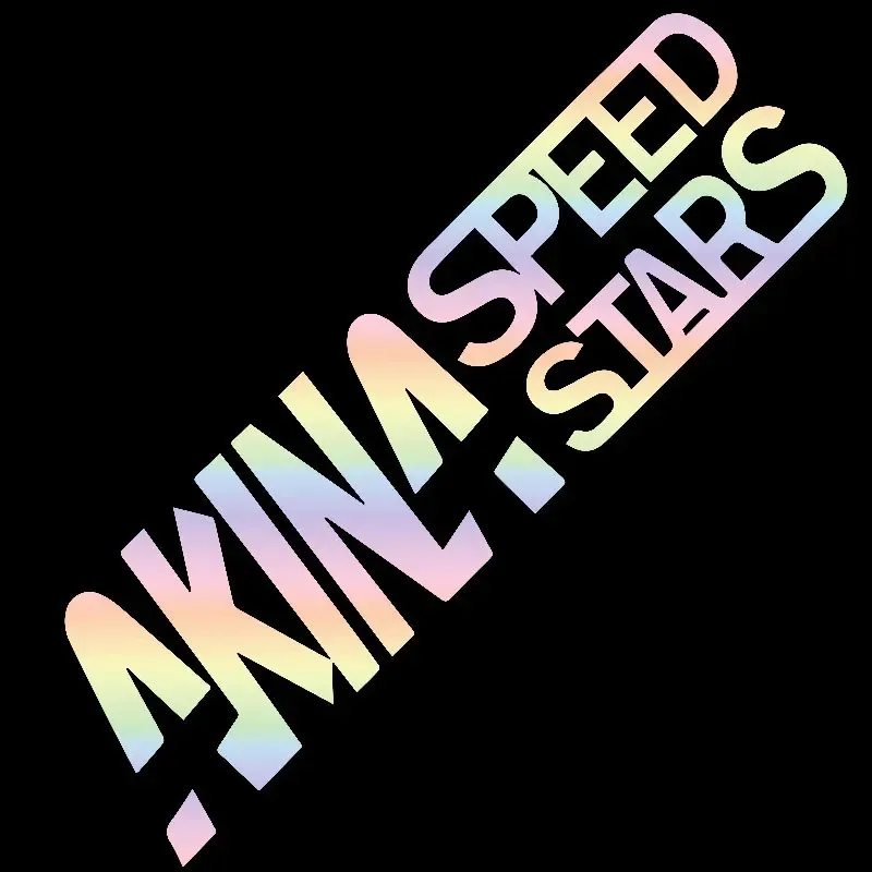 

Speed Stars Akina персонализированные наклейки и наклейки для автомобиля, украшение для стайлинга автомобиля, виниловые наклейки на дверь, кузов, окно, гоночное украшение
