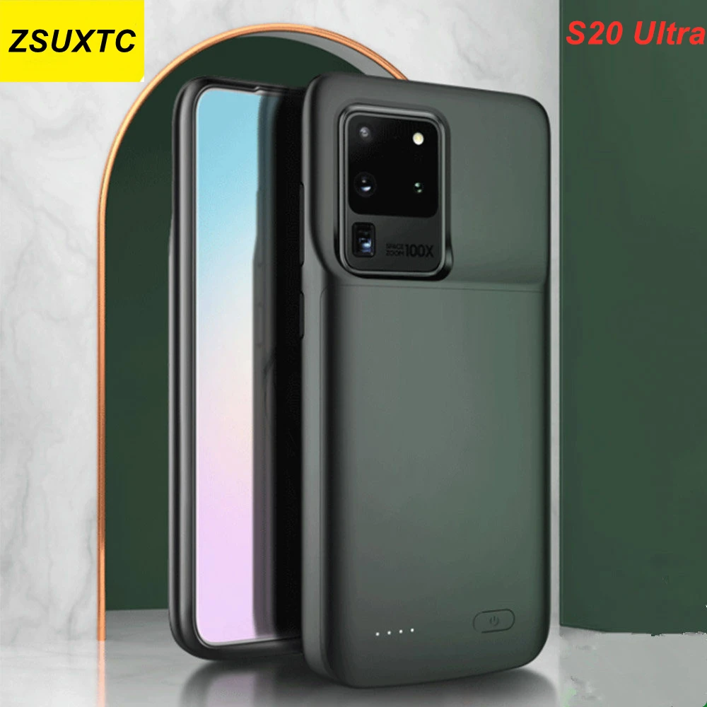 

6000Mah Power Case For Samsung S20 Ultra Battery Case S20 Ultra Battery Charger Power Bank For Samsung S20 Ultra Battery Case