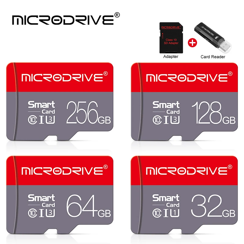 

10PCS Micro TF SD Card Class 10 128GB 256GB cartao de memoria 32GB 64GB 16G 8G 4GB Micro Flash Memory Card for Digital Devices