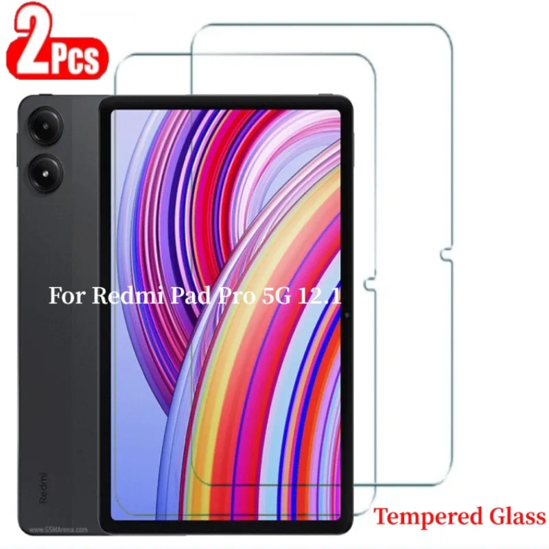Закаленное стекло с защитой от царапин для Redmi Pad Pro 12 1 2024 Защитная пленка HD
