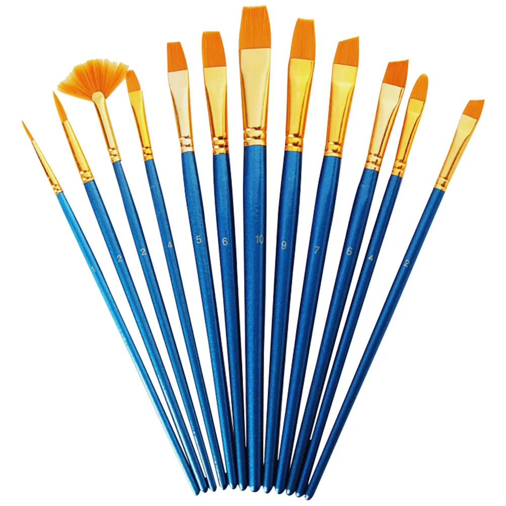

1 Set Watercolor Painting Brushes Nylon Paintbrushes Professional Paintbrushes