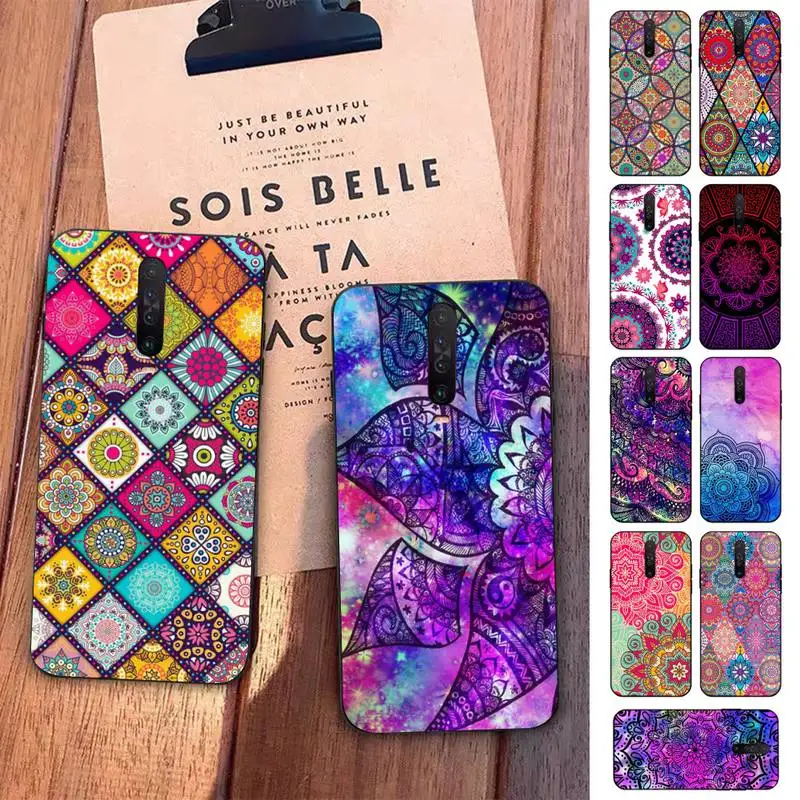 

Mandala Flower Totem Phone Case for Redmi 5 6 7 8 9 A 5plus K20 4X S2 GO 6 K30 pro