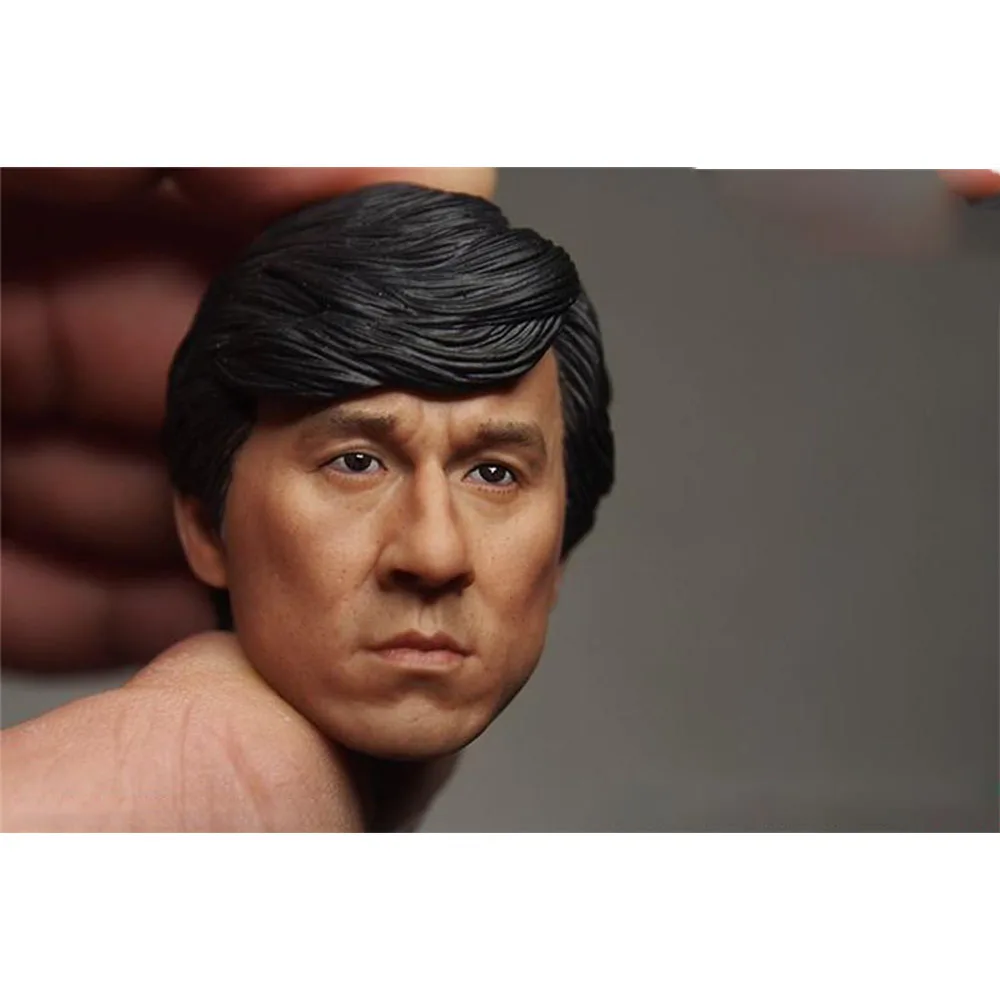 

1/6 scale male soldier asian movie kung fu superstar head sculpt model for 12” action figure toy model doll
