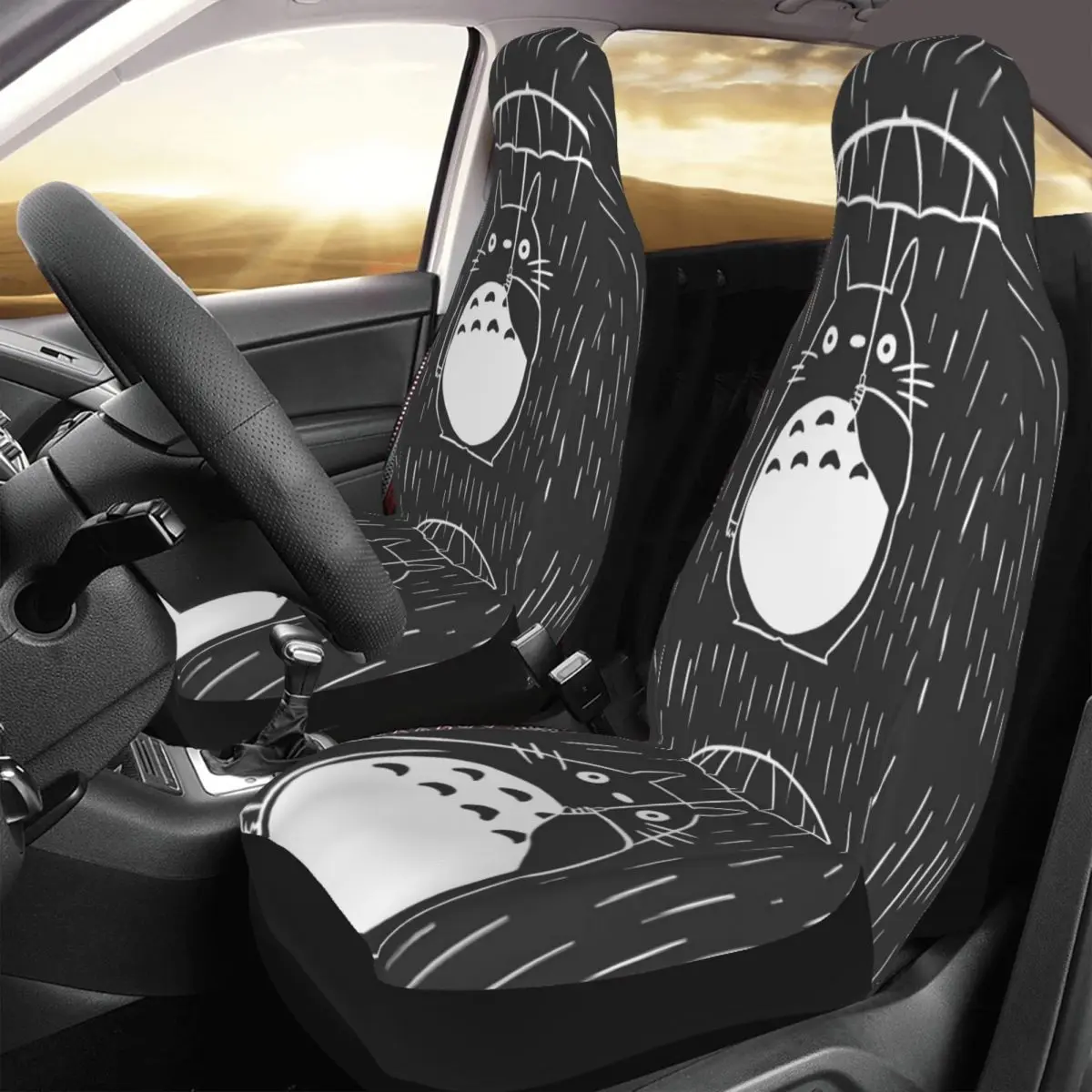 Чехлы на сиденья автомобиля в стиле аниме универсальные защитные накидки