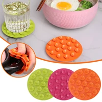 anti slip placemat double sided suction cup pad insulation pad bowl pan pot pad household non slip table mat pads tableware