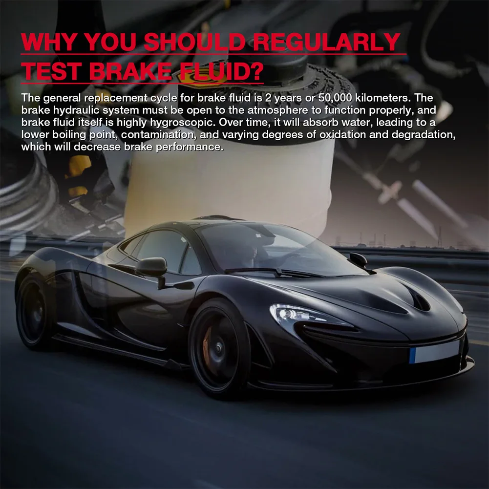 Цифровой универсальный тестер тормозной жидкости проверка качества тормозного