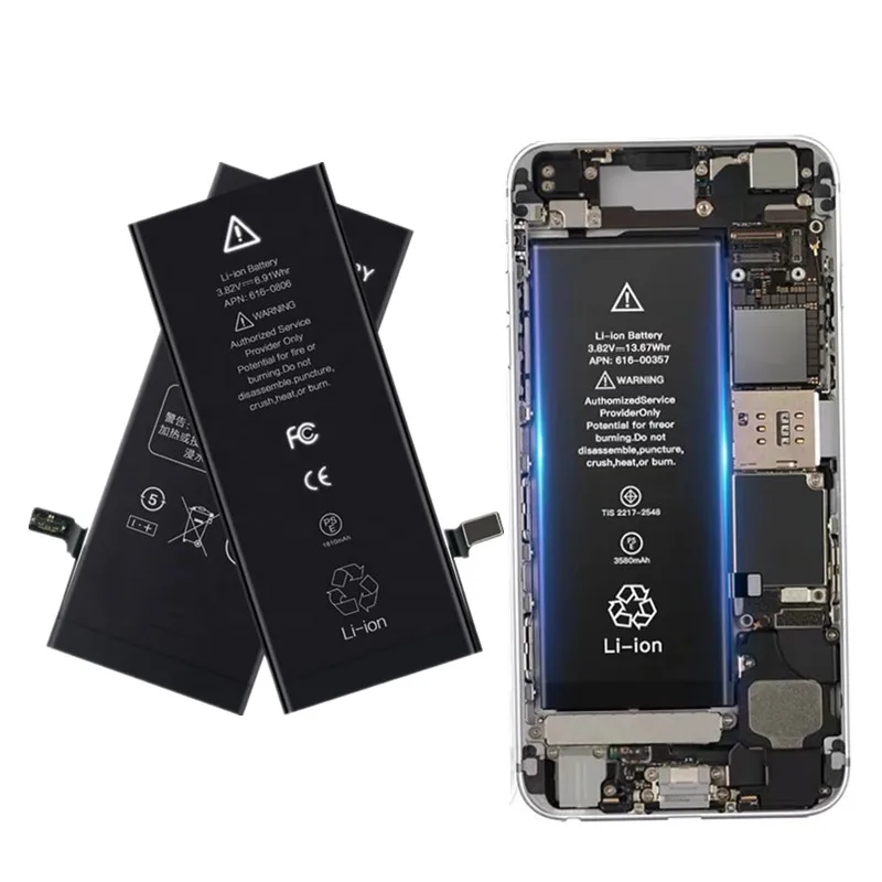 for iPhone 14 13 12 11 Pro Max Battery for iPhone  X XR XS Max SE 2020 SE2 6 7 8 Plus 6S  5 5S  Replacement Phone Bateria enlarge
