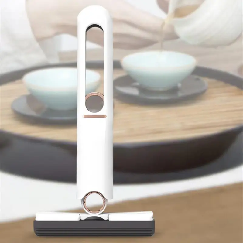 

Mini Desktop Mop Cleaning Sponge Car Tea Table Glass Display Portable Squeeze Wipe Tool Hand-free Kitchen Bathroom Accessories