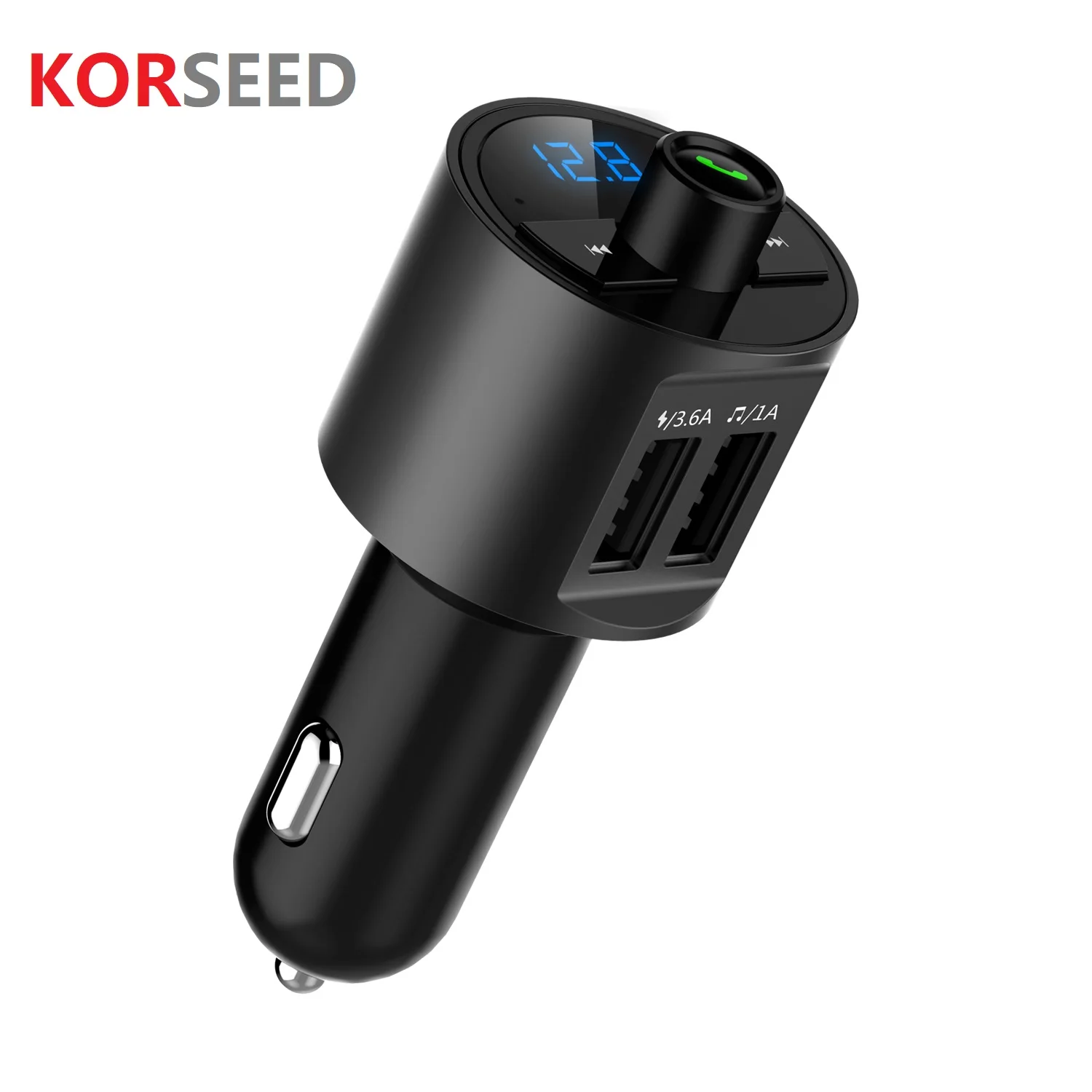 KORSEED 3.6A быстрое USB зарядное устройство Bluetooth автомобильный  комплект fm- передатчик модулятор аудио Музыка Mp3 плеер Телефон  беспроводной ...