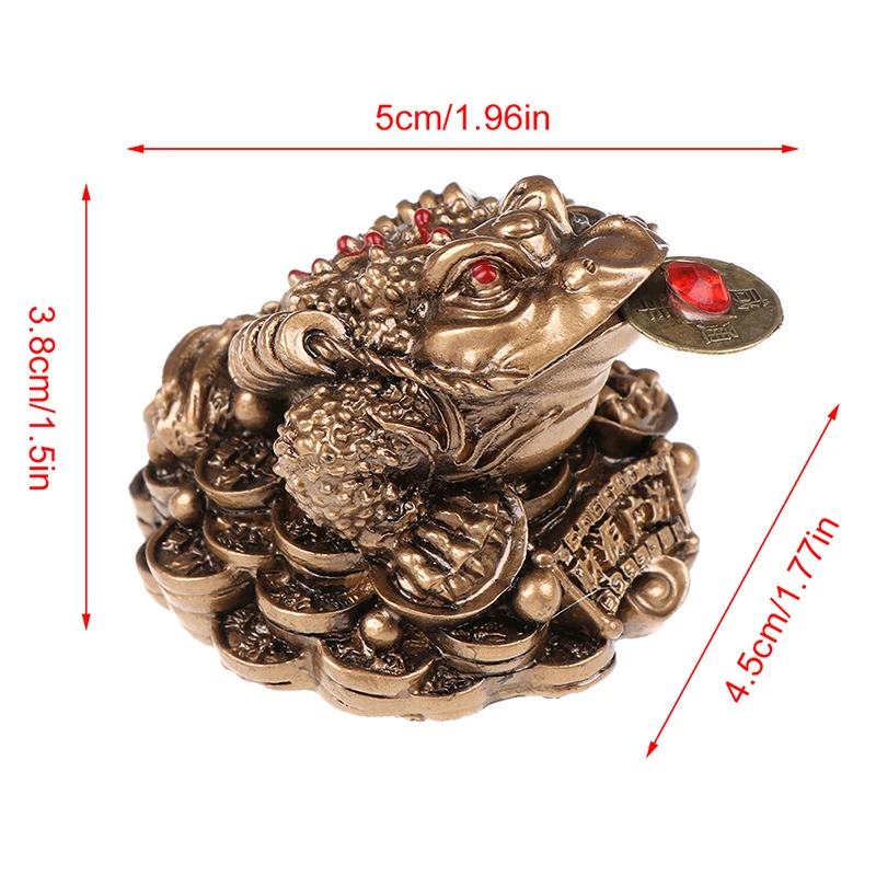 1 шт. настольные украшения фэн-шуй жаба деньги смола удача богатство китайская