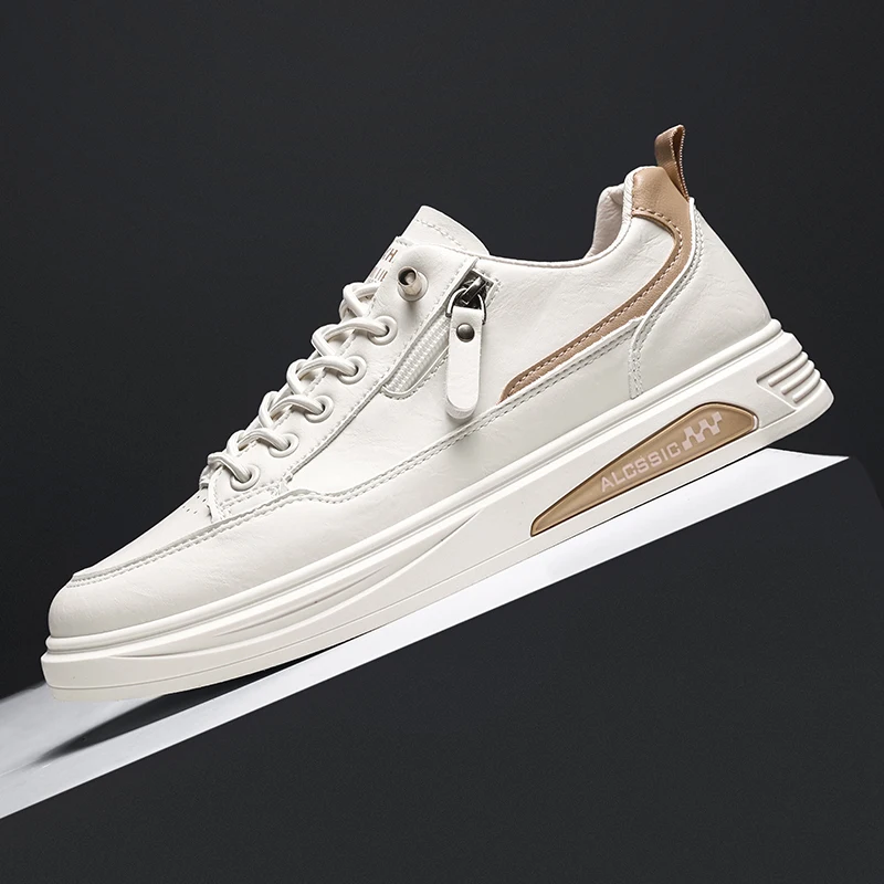 

Удобная и легкая Уличная обувь на толстой подошве, Новинка осени 2022, мужская повседневная обувь, модная нескользящая обувь с резиновой подо...