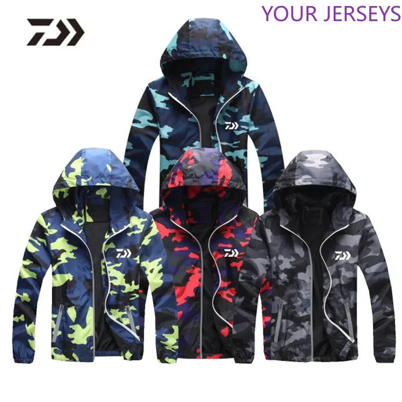 

2021 Daiwa одежда для рыбалки высшего качества быстросохнущие тонкие камуфляжные рыболовные куртки для спорта на открытом воздухе Мужская одеж...