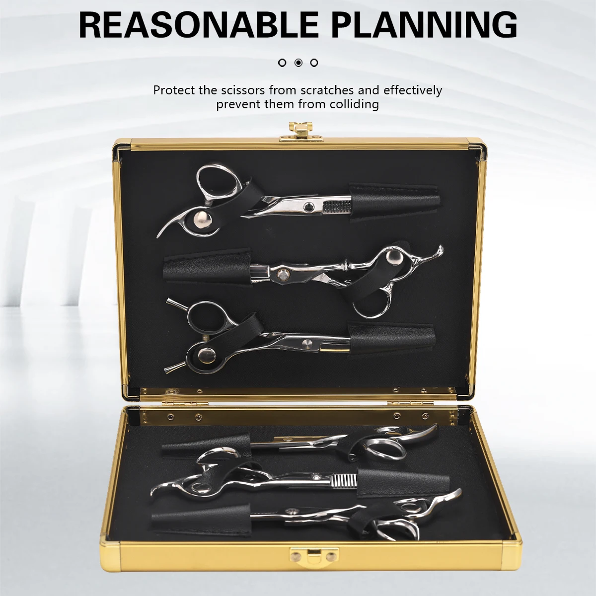 Водонепроницаемый противоударный чехол для ножниц волос устойчивый к ударам