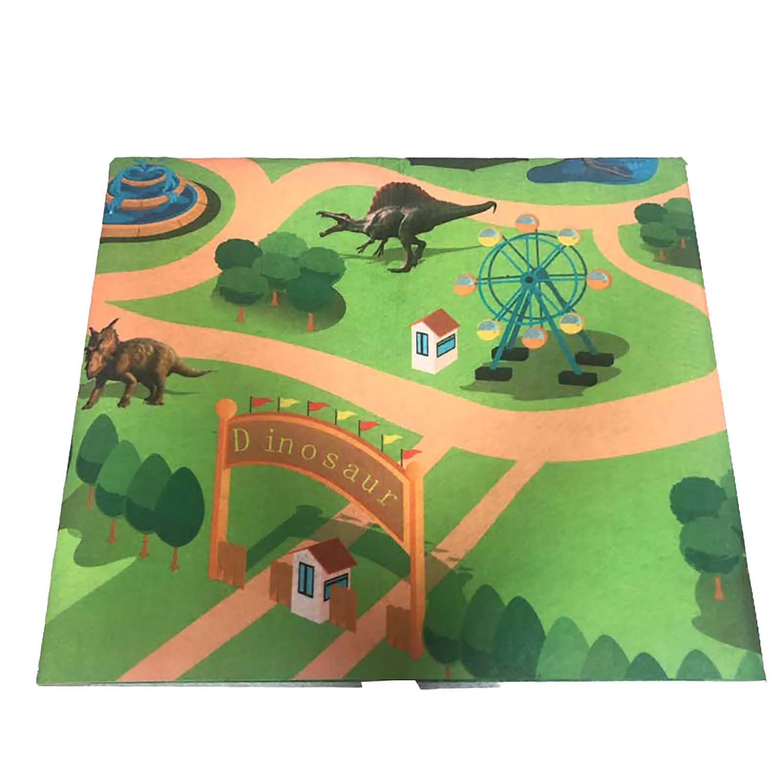 

Figure To A Dinosaur & Perf Play World Dino Including Create Toy Dinosaur Mat Playset Realistic Games Board for Kids 4 Year Old