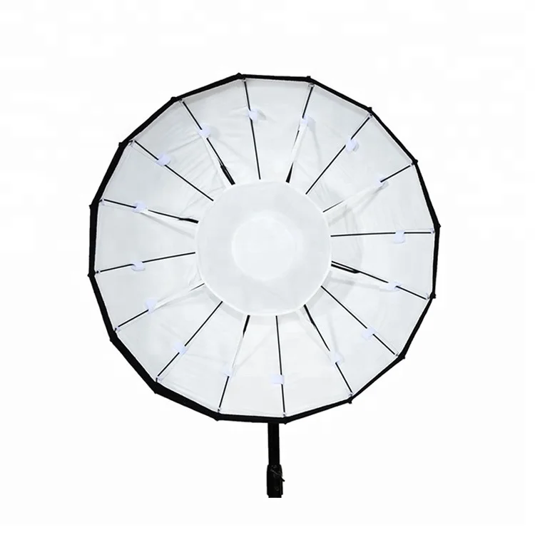 

Cononmark OEM Customize hexagonal 80cm white folding beauty dish with grid