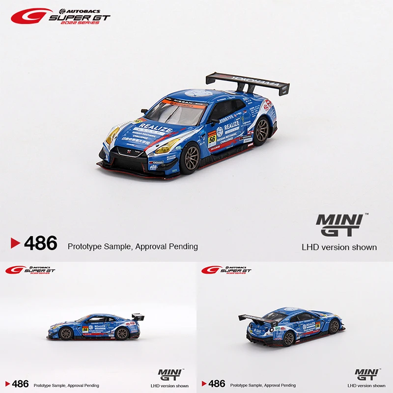 

MINI GT 1:64 GTR NISMO GT3 KONDO RACING 2022 SuperGT Series Diecast Diorama Car Model Collection Miniature Carros 486 In Stock