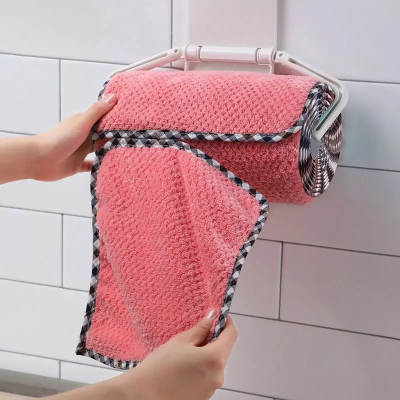 

NEW2023 New Kitchen Towels Dishcloth Super Absorbent -stick Oil Reusable Cleaning Cloth Kitchen Daily Dish Towels