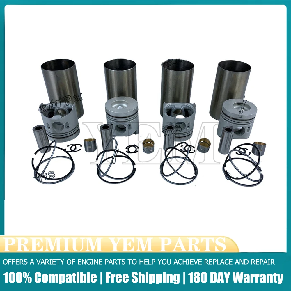 4D33 комплект гильз цилиндра поршень с кольцом ME013312 для дизельного двигателя Mitsubishi