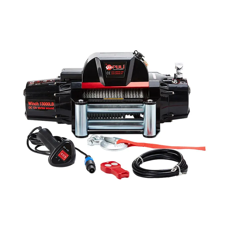 

TOP SALE 4WD 12V/24V FAST SPEED ELECTRIC WINCH 13000LB for JEEP